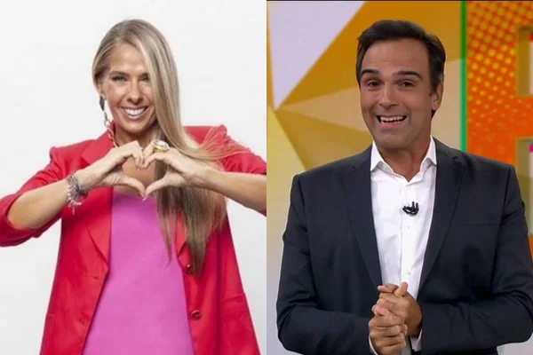 Adriane Galisteu e Tadeu Schmidt