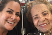 Renata Ceribelli e a mãe, Dona Odete