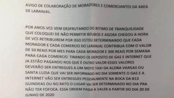 Traficantes passam a cobrar “taxa de segurança” a moradores de São Gonçalo