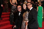 Os estilistas com Katy Perry