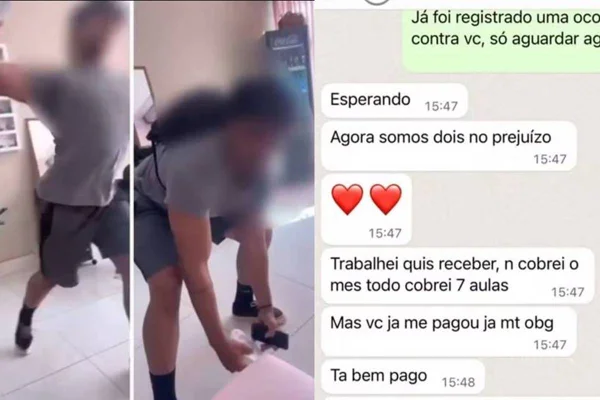 Personal após quebrar salão de cliente: “Agora somos dois no prejuízo”