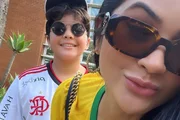 Mileide Mihaile se emociona com aparição do filho, Yhudy, após cirurgia Mileide Mihaile se emociona com aparição do filho, Yhudy, após cirurgia