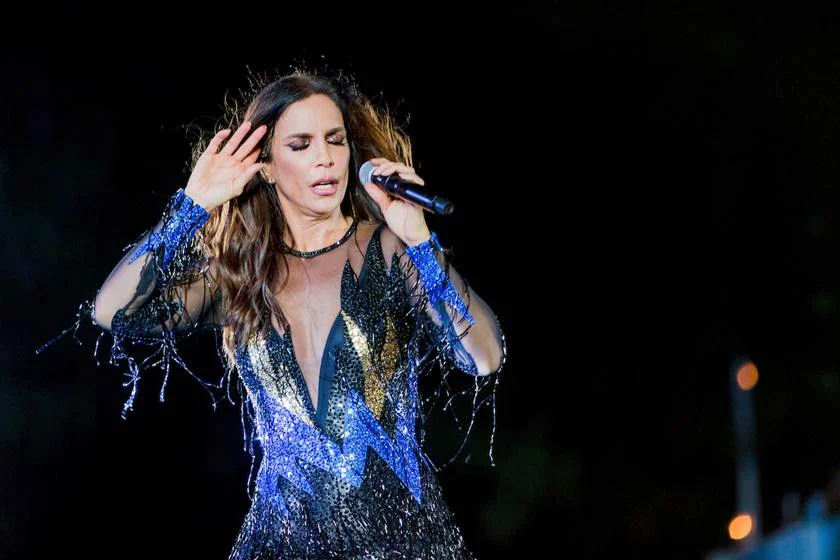 Brasília (DF), 5/8/2017 - Cantora de Axé Ivete Sangalo se apresenta no evento "Na Praia" em Brasília. Brasília (DF), 5/8/2017 - Cantora de Axé Ivete Sangalo se apresenta no evento "Na Praia" em Brasília.