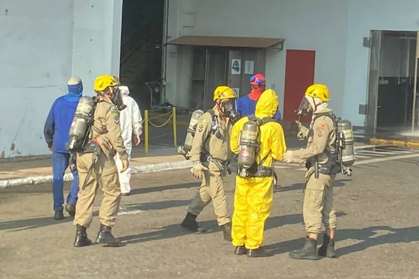 Vazamento de amônia em frigorífico da BRF em GOIÁS