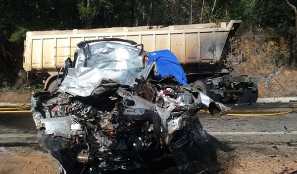Mulher de 62 anos morre em acidente na BR-080