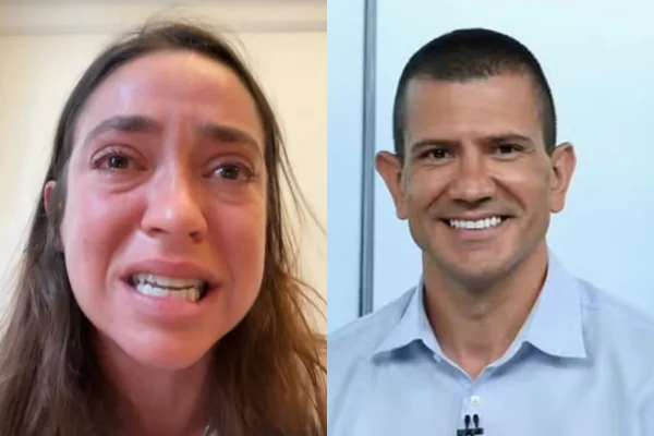 Valentina Bandeira chora com possível vitória de Ruas no 1º turno