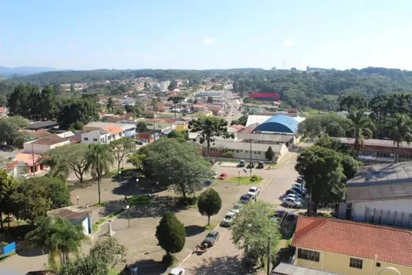 Imagem colorida mostra o município de Tijucas do Sul, na Região Metropolitana de Curitiba - Metrópoles