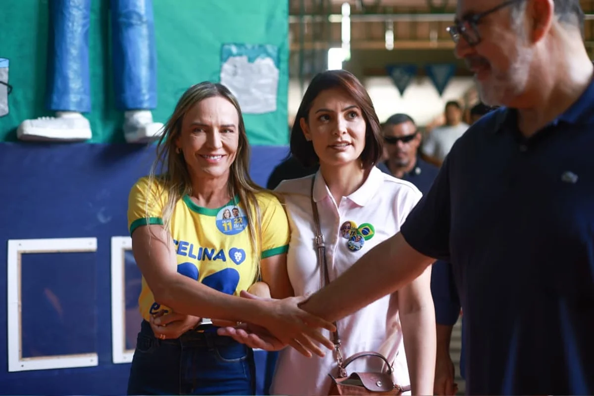Celina Leão e Michelle Bolsonaro Celina Leão e Michelle Bolsonaro