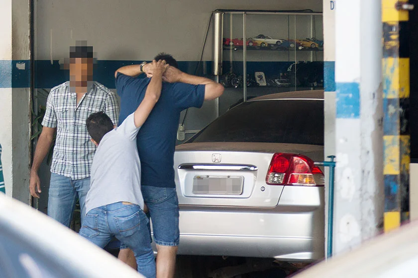 Metrópoles acompanhou a prisão de um dos integrantes da quadrilha Metrópoles acompanhou a prisão de um dos integrantes da quadrilha