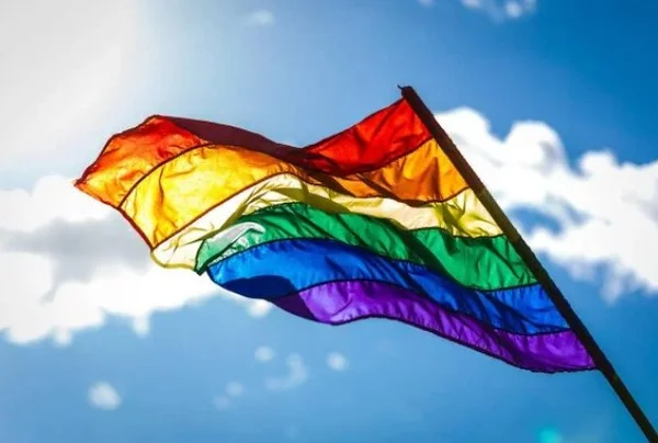 fotografia da bandeira do orgulho LGBTQIAPN+