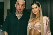 MC Guimê com a nova companheira, Fernanda Stroschein