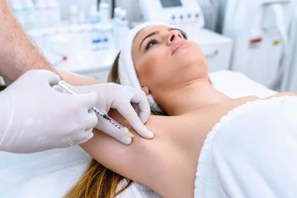 Botox nas axilas para controle de sudorese