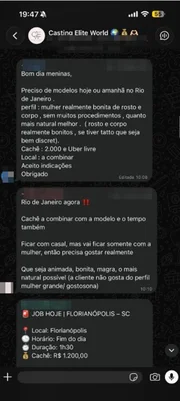 Pirâmide do sexo: cafetinas montam império da prostituição de luxo no país - imagem 3 Pirâmide do sexo: cafetinas montam império da prostituição de luxo no país - imagem 3