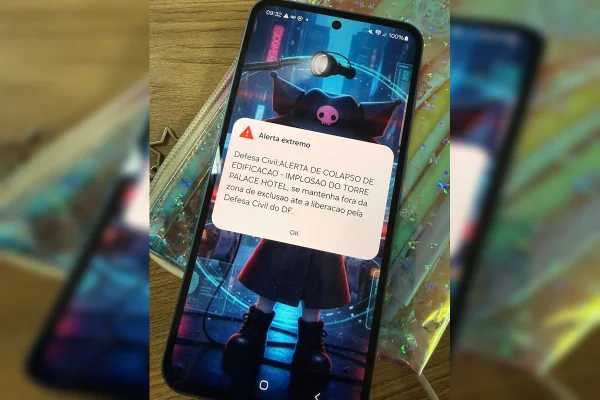 Torre Palace: Defesa Civil envia alerta em celulares sobre implosão