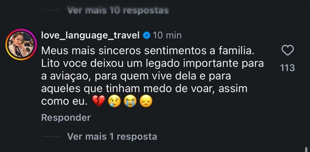 Veja homenagens a Lito Sousa, influenciador que morreu após doença rara - imagem 7 Veja homenagens a Lito Sousa, influenciador que morreu após doença rara - imagem 7