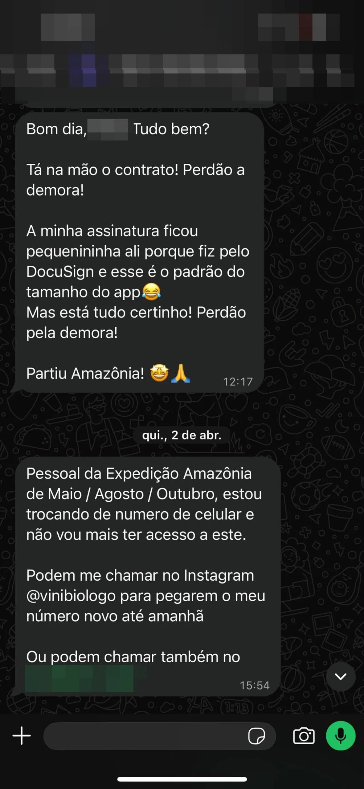 Vini Biólogo é acusado de calote em pacotes de viagem para a Amazônia - imagem 2 Vini Biólogo é acusado de calote em pacotes de viagem para a Amazônia - imagem 2