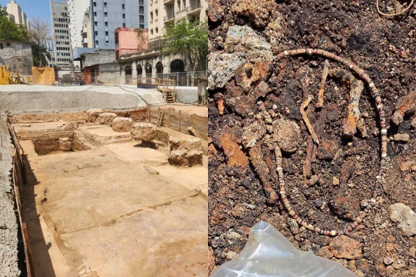 Veja novos itens arqueológicos encontrados em obra da Linha 6-Laranja