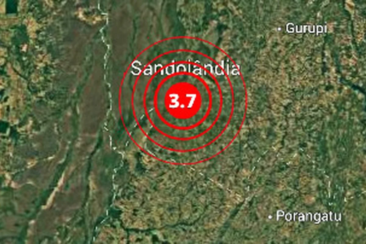 Tremor de terra de magnitude 3,7 é registrado no interior do Tocantins