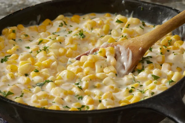 Faça um creme de milho cremoso e suculento usando apenas liquidificador