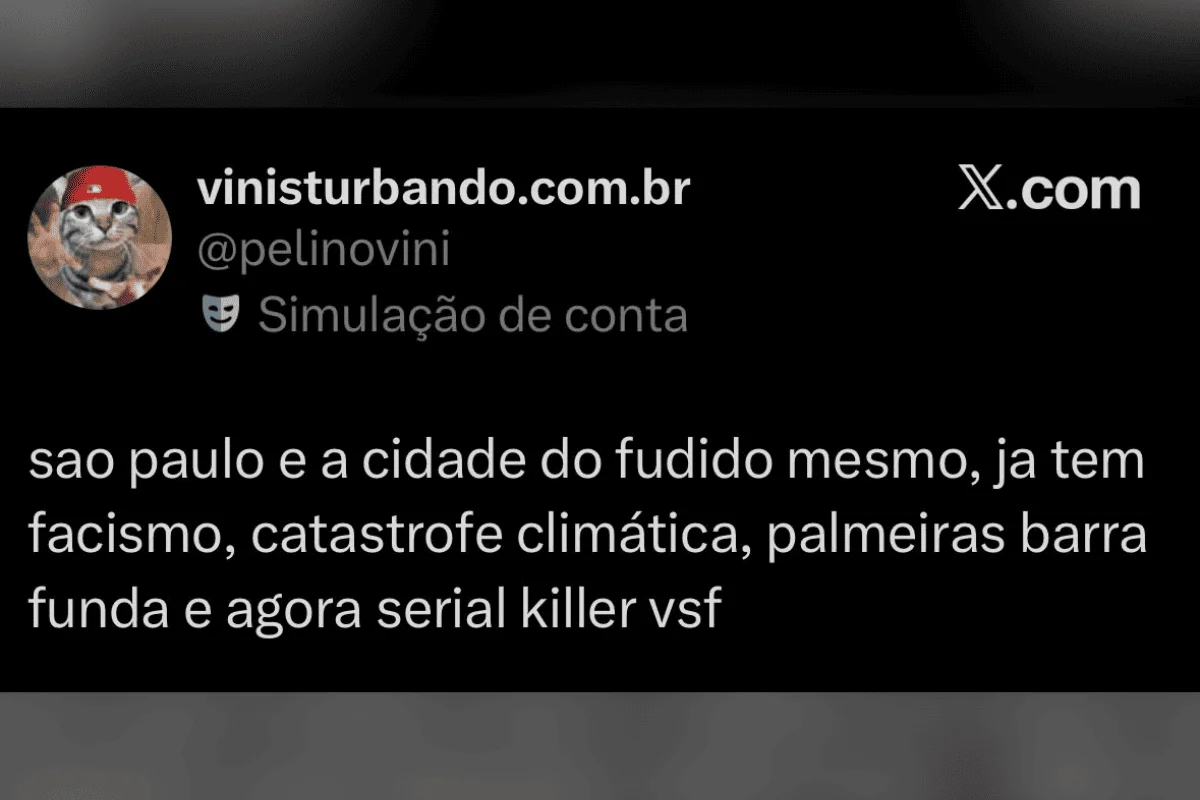Internet teoriza sobre suposto serial killer de SP após série de homicídios Internet teoriza sobre suposto serial killer de SP após série de homicídios