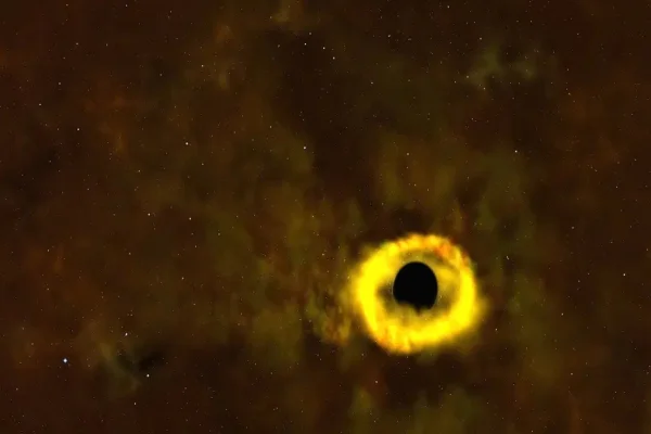 Confira vídeo de buraco negro devorando uma estrela