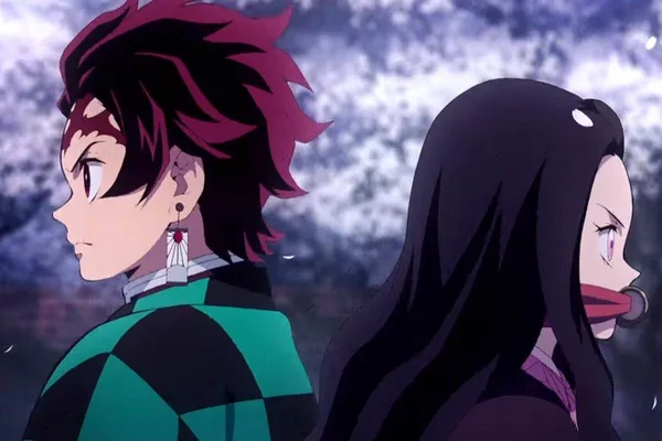 Cena de abertura do anime Demon Slayer