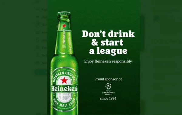 A Heineken tirou um barato da Superliga: “Não beba e crie uma liga”