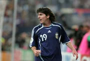 Lionel Messi em sua 1ª Copa do Mundo, em 2006