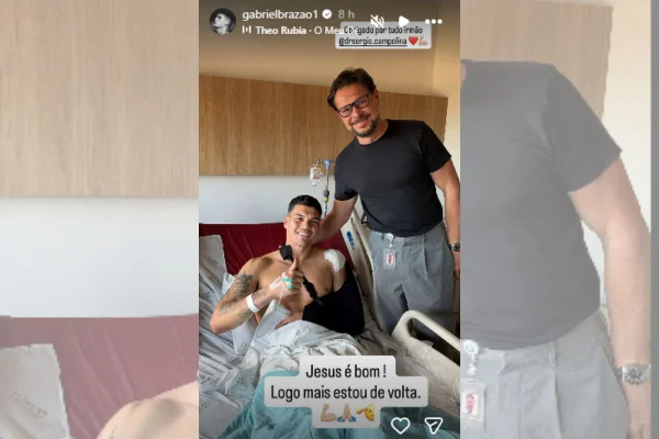 Brazão, do Santos, se pronuncia após cirurgia: “Logo mais estou de volta”