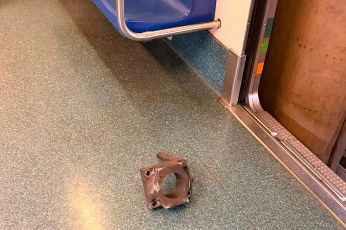 Peça solta em vagão pode ter causado descarrilamento no Metrô-DF