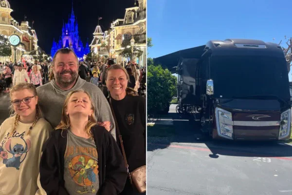 Família vive 70% do ano na Disney World dentro de um trailer de luxo