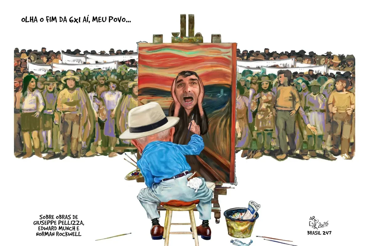 Charge do Amarildo
