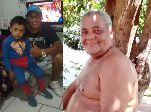 Avô, pai e filho saíram para pescar no sábado