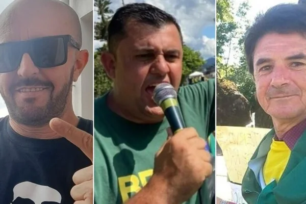 Imagem colorida dos candidatos envolvidos nos atos do dia 8 de janeiro - Metrópoles
