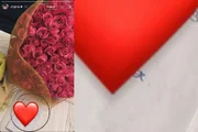 Detalhe em buquê recebido por Virginia entregaria que foi Vini Jr. que enviou as flores à influenciadora