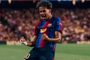 Lamine Yamal fez os seus primeiros gols na temporada Lamine Yamal fez os seus primeiros gols na temporada