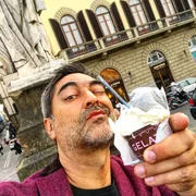 Zeca Camargo fez uma homenagem a Itália 