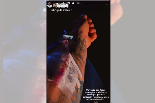Pedrinho sai do hospital após celulite facial e agradece mensagens de apoio - destaque galeria