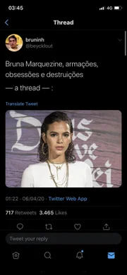 Bruna Marquezine processa internauta por xingá-la: “Ladra, puta” - imagem 4 Bruna Marquezine processa internauta por xingá-la: “Ladra, puta” - imagem 4