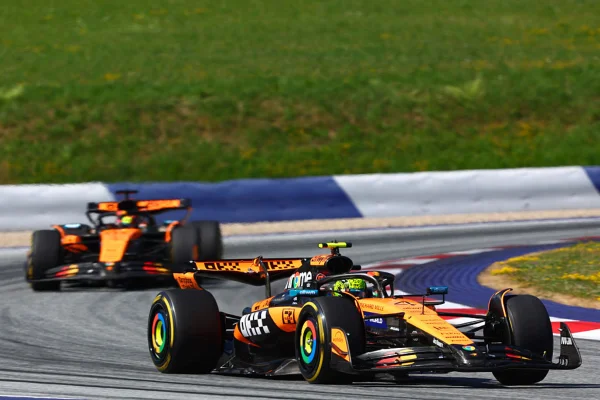 Imagem colorida do GP da Áustria- Metrópoles