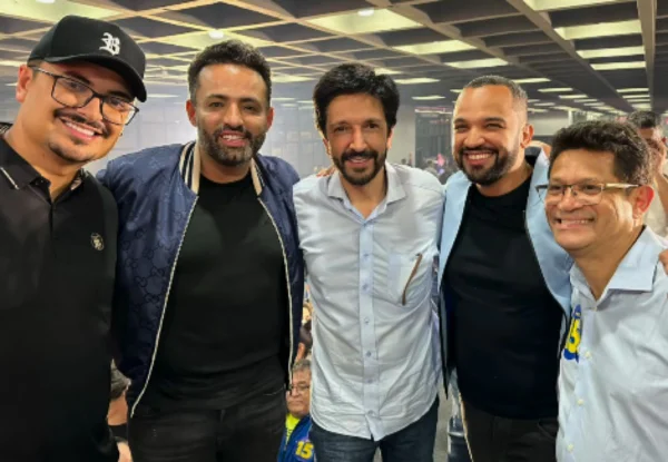 Ney Santos, Ricardo Nunes e Hugo Prado
