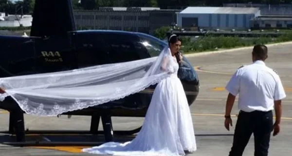 Noiva morta em acidente sonhava chegar de helicóptero ao casamento