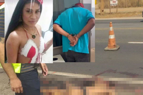 Foto colorida de caminhoneiro preso suspeito de matar mulher trans - Metrópoles