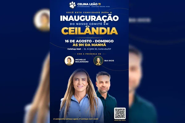 Michelle Bolsonaro é esperada em 1° ato de campanha de Celina Leão - destaque galeria