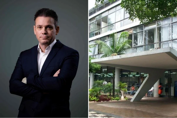 Imagem colorida mostra secretário e marido da prefeita de Bauru preso em operação. Metrópoles