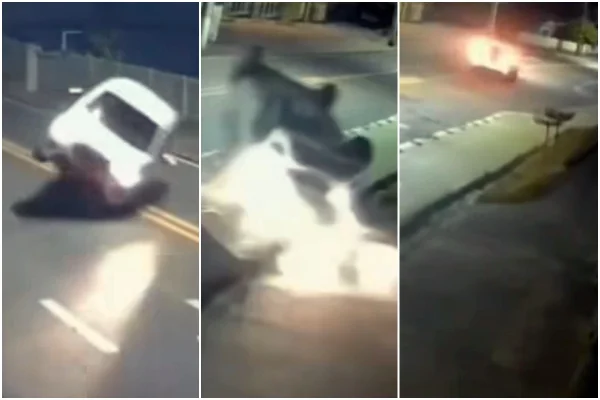 Capotamento de carro em SC - Metrópoles