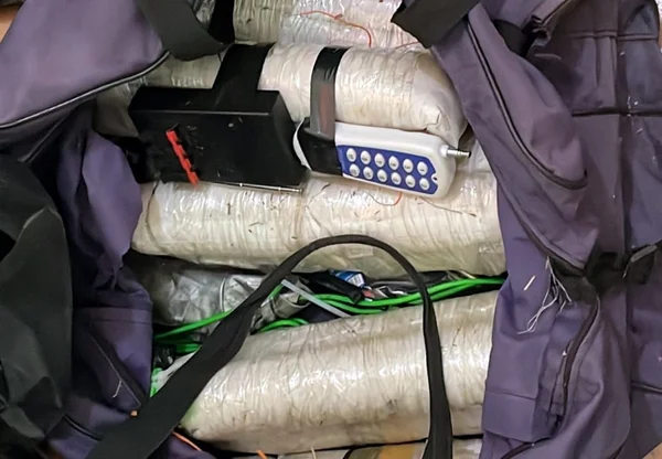 Explosivo encontrado pela polícia em SP