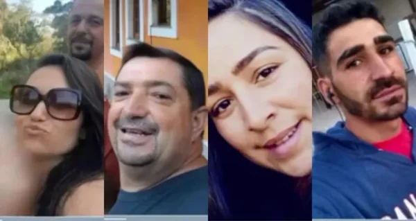 imagem colorida. Família morta em chacina em fazendo no Rio de Janeiro