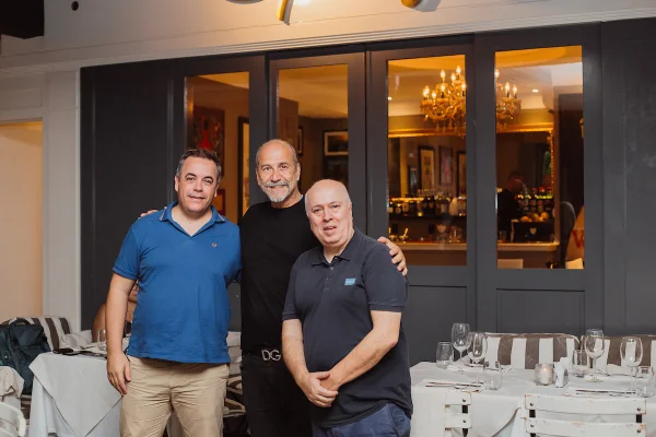 Helder Pinto, diretor comercial Vinicula Morais Rocha - Portugal; Roberto Peres e José Pedro Santos, CEO Sabores de Portugal