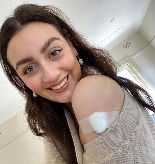 Aos 20 anos, ela foi diagnosticada com câncer do tipo melanoma Aos 20 anos, ela foi diagnosticada com câncer do tipo melanoma